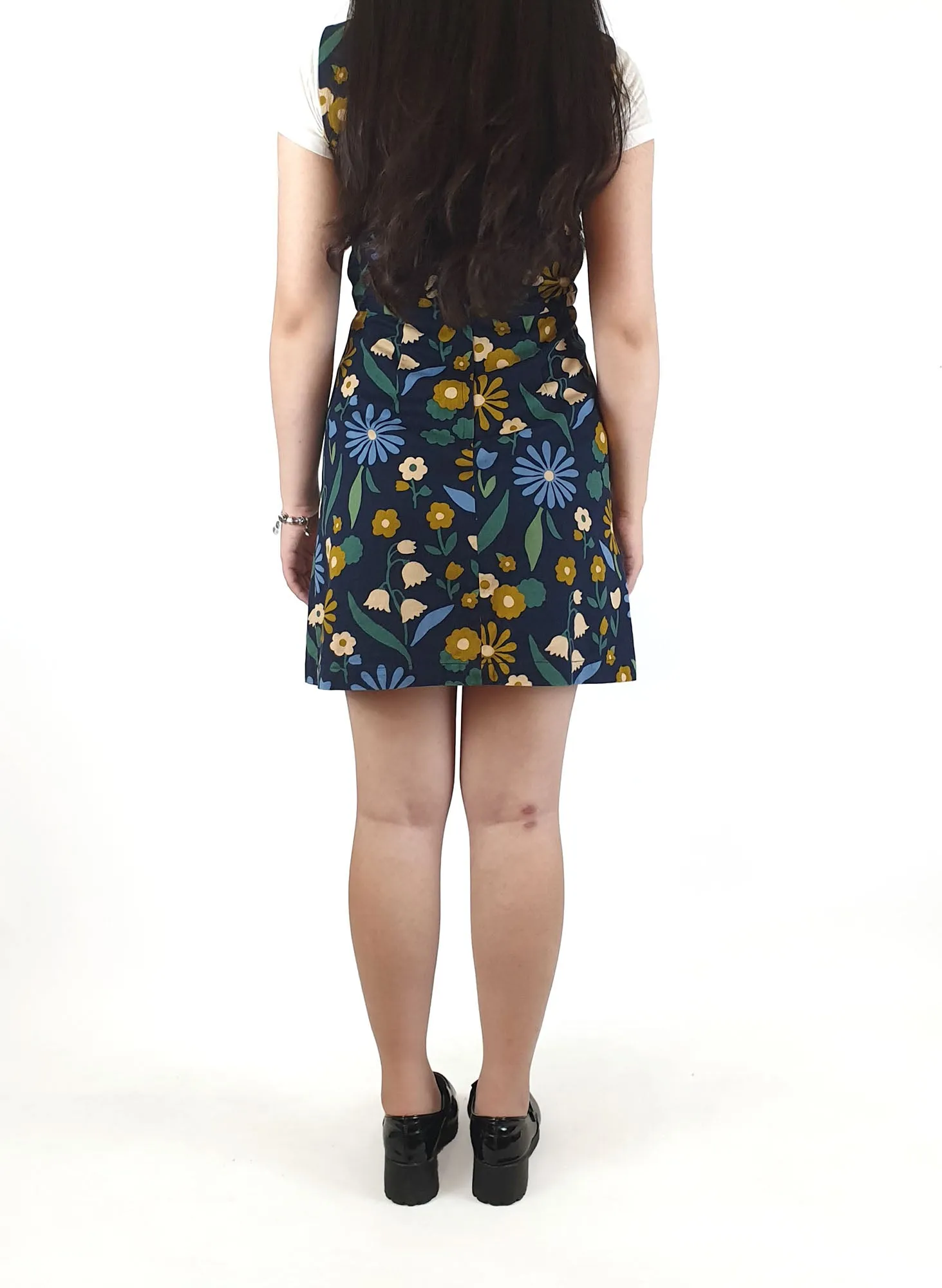 Princess Highway navy floral print sleeveless dress size 6