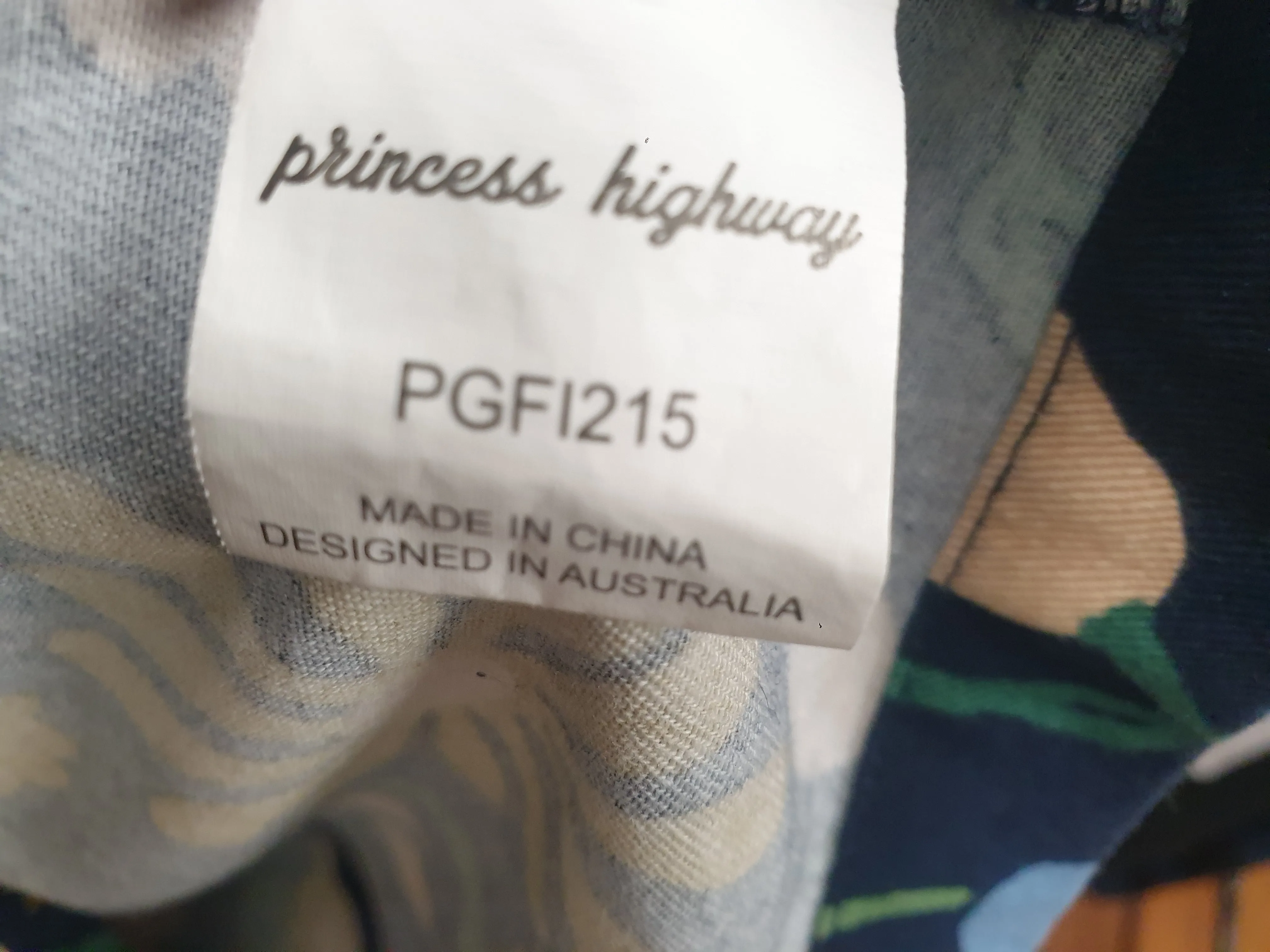 Princess Highway navy floral print sleeveless dress size 6