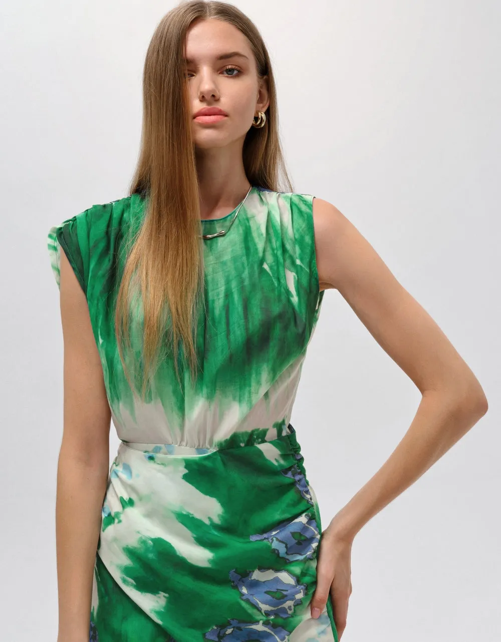 Printed Short Dress