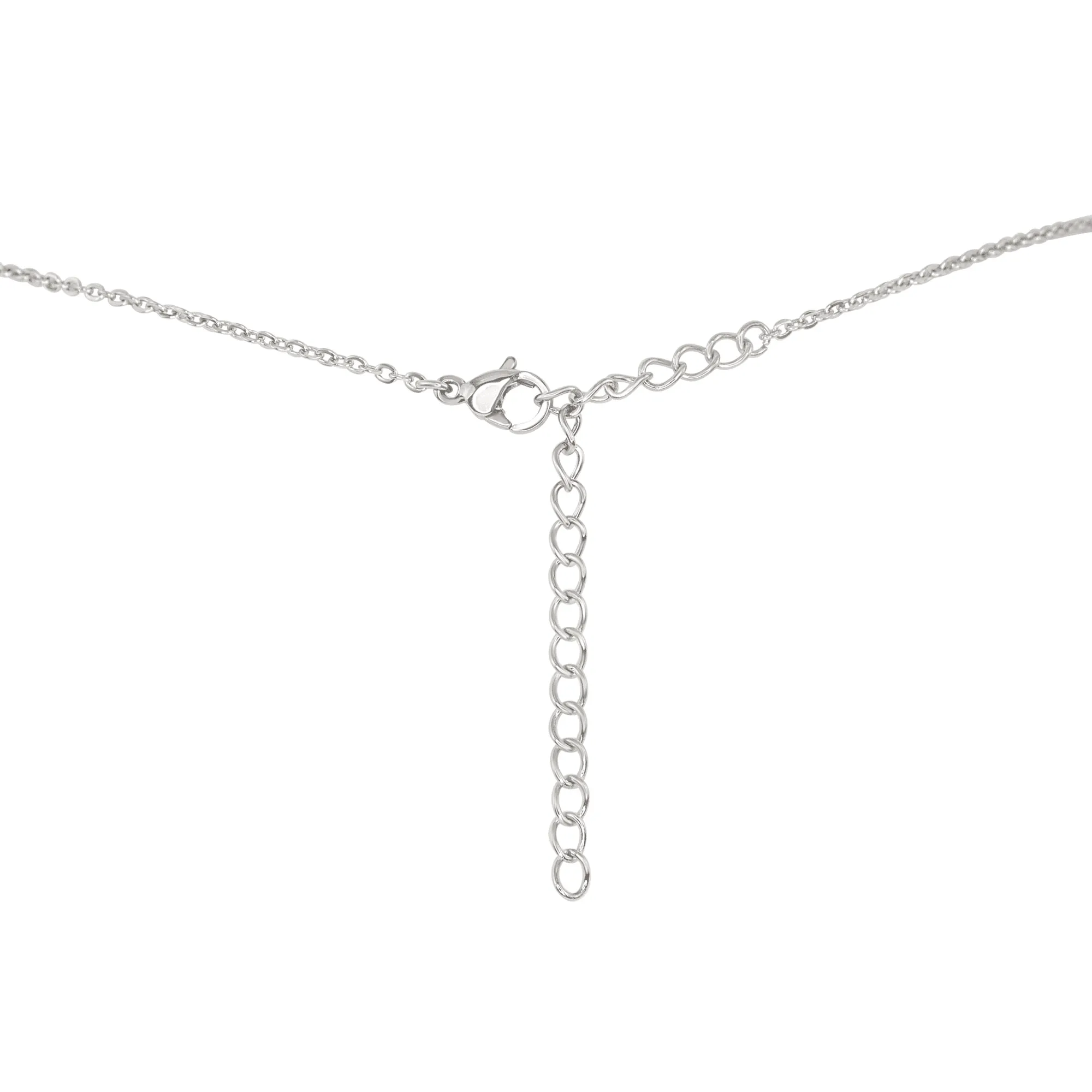 Ruby Gemstone Chain Layered Choker Necklace