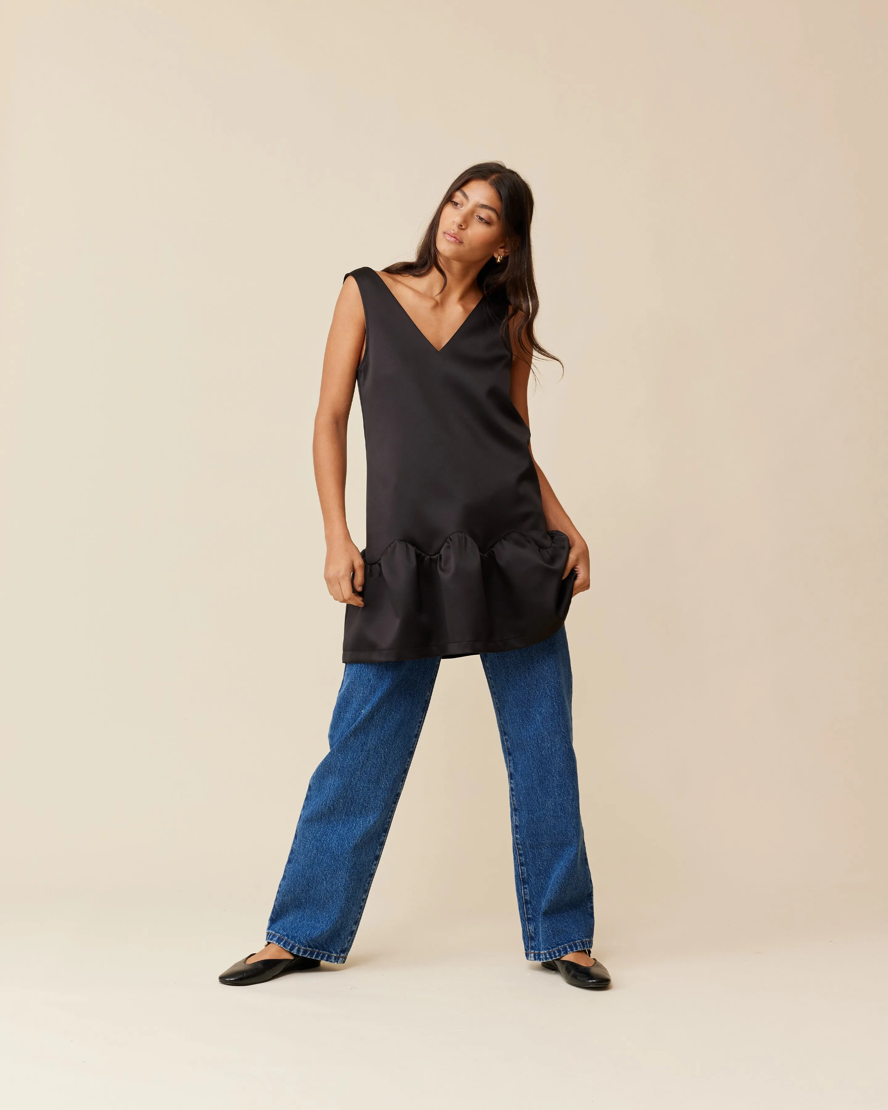 SAKURA COCKTAIL DRESS BLACK