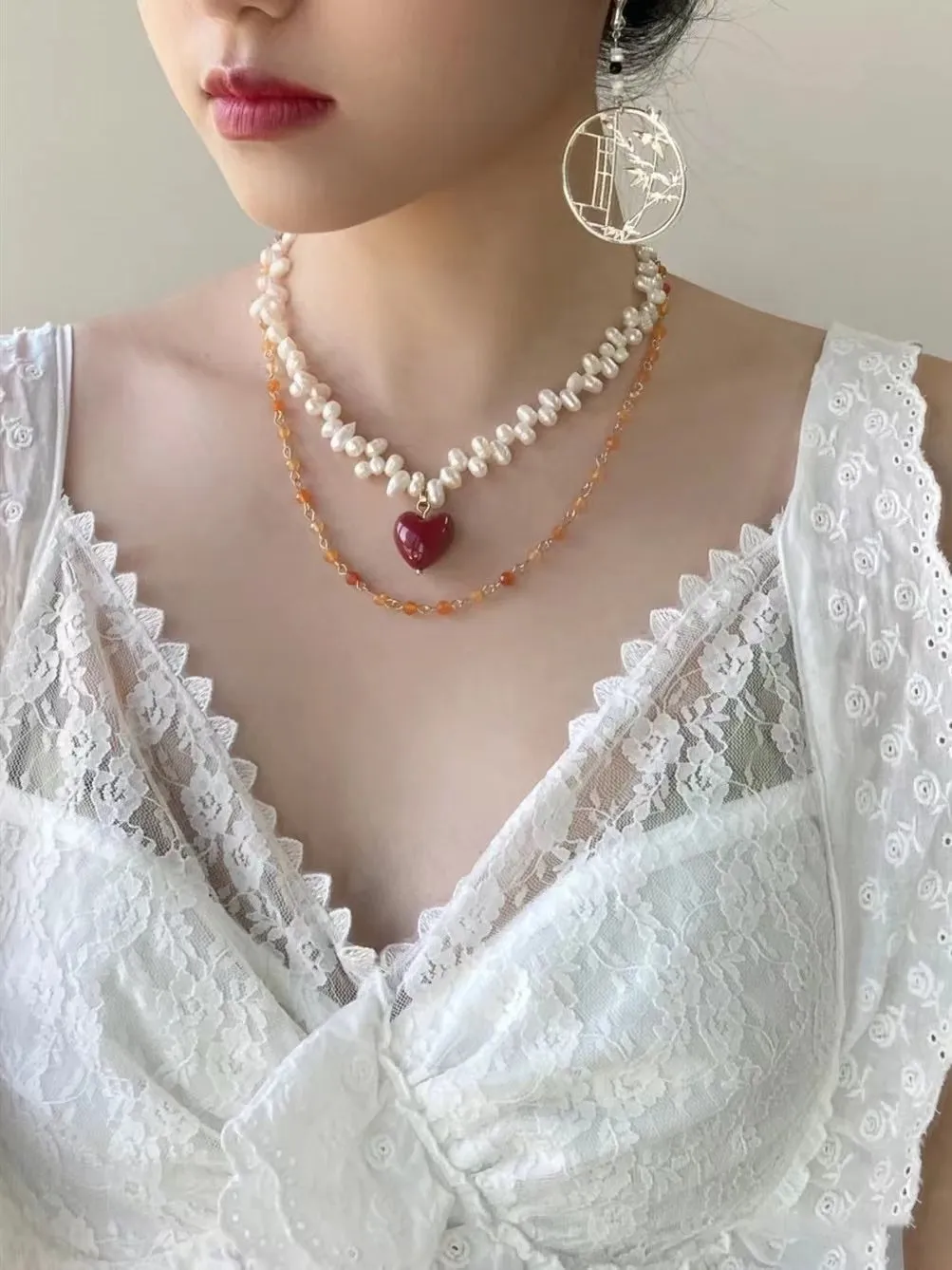 Sexy See-through Lace Strap Dress