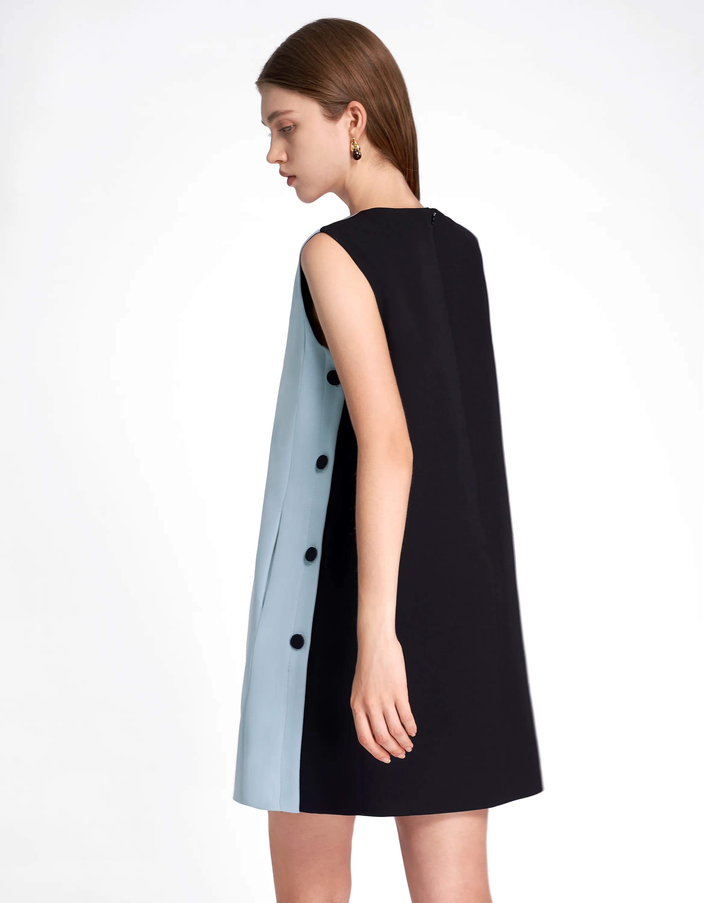 Side Button Dress