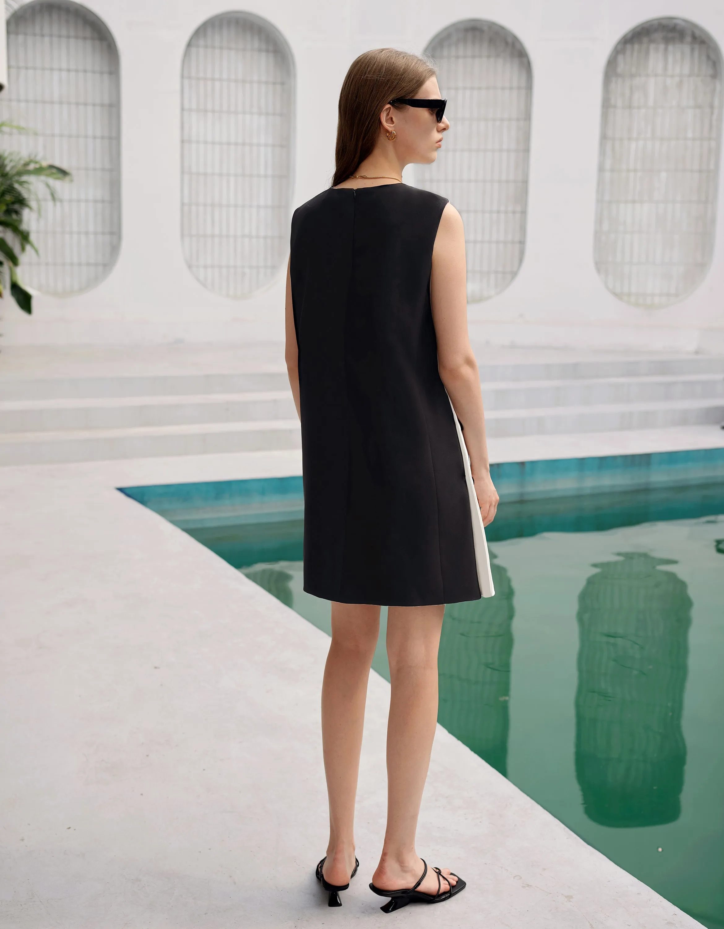 Side Button Dress