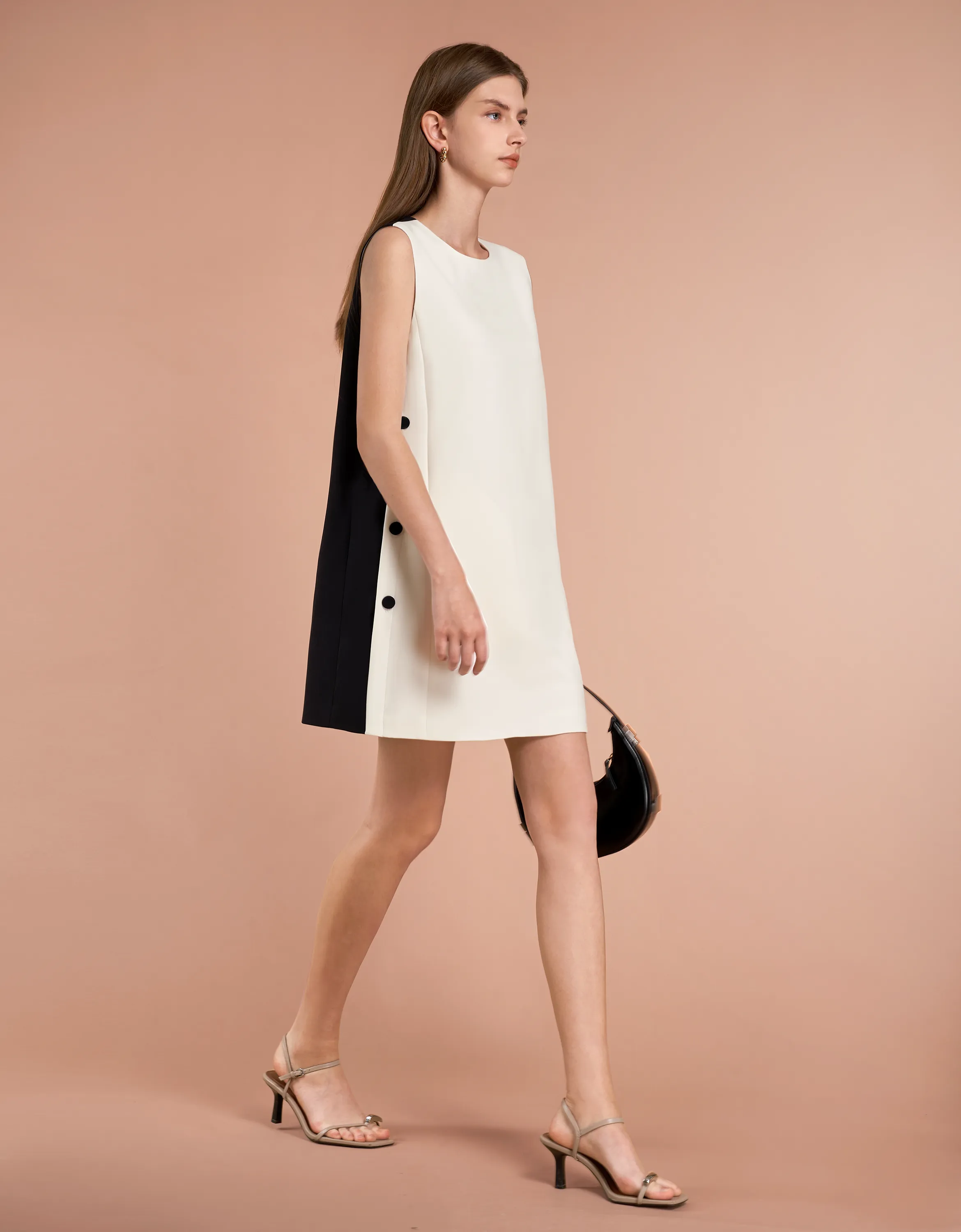 Side Button Dress