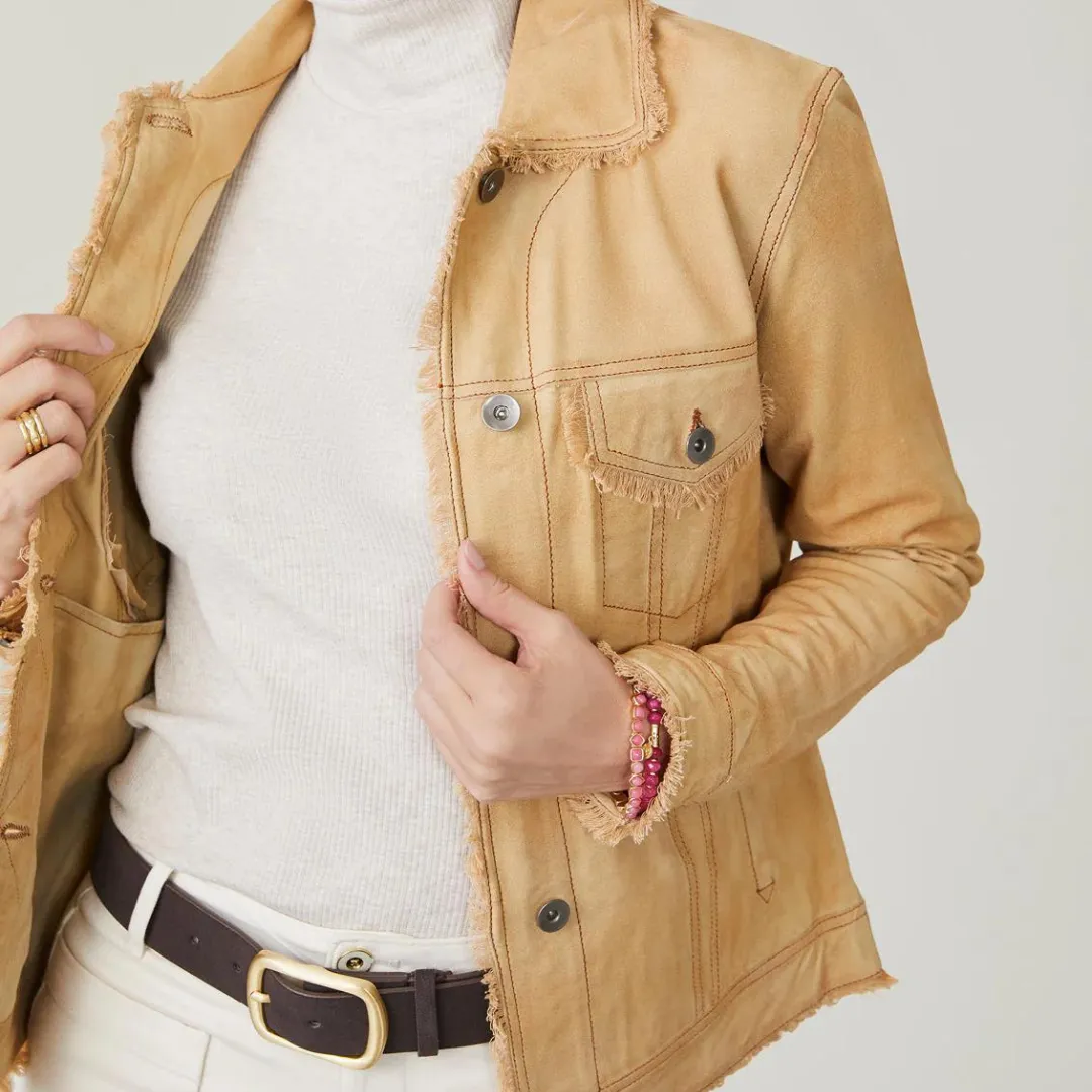Spartina Suede Belt Deep Umber- Small