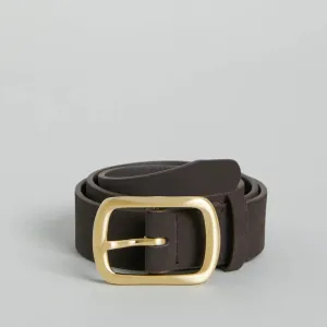 Spartina Suede Belt Deep Umber- Small