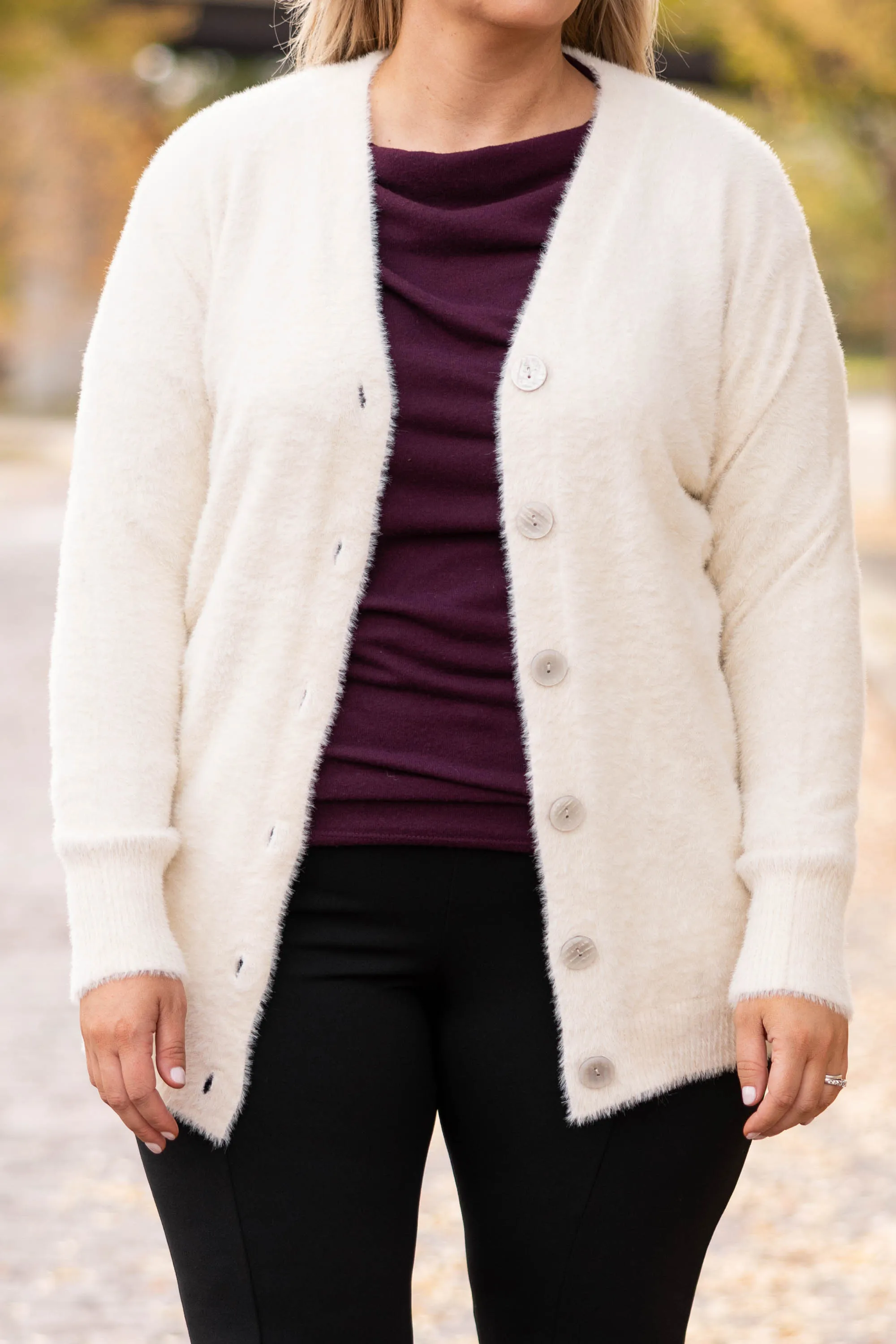 Sweet Excitement Cardigan, White