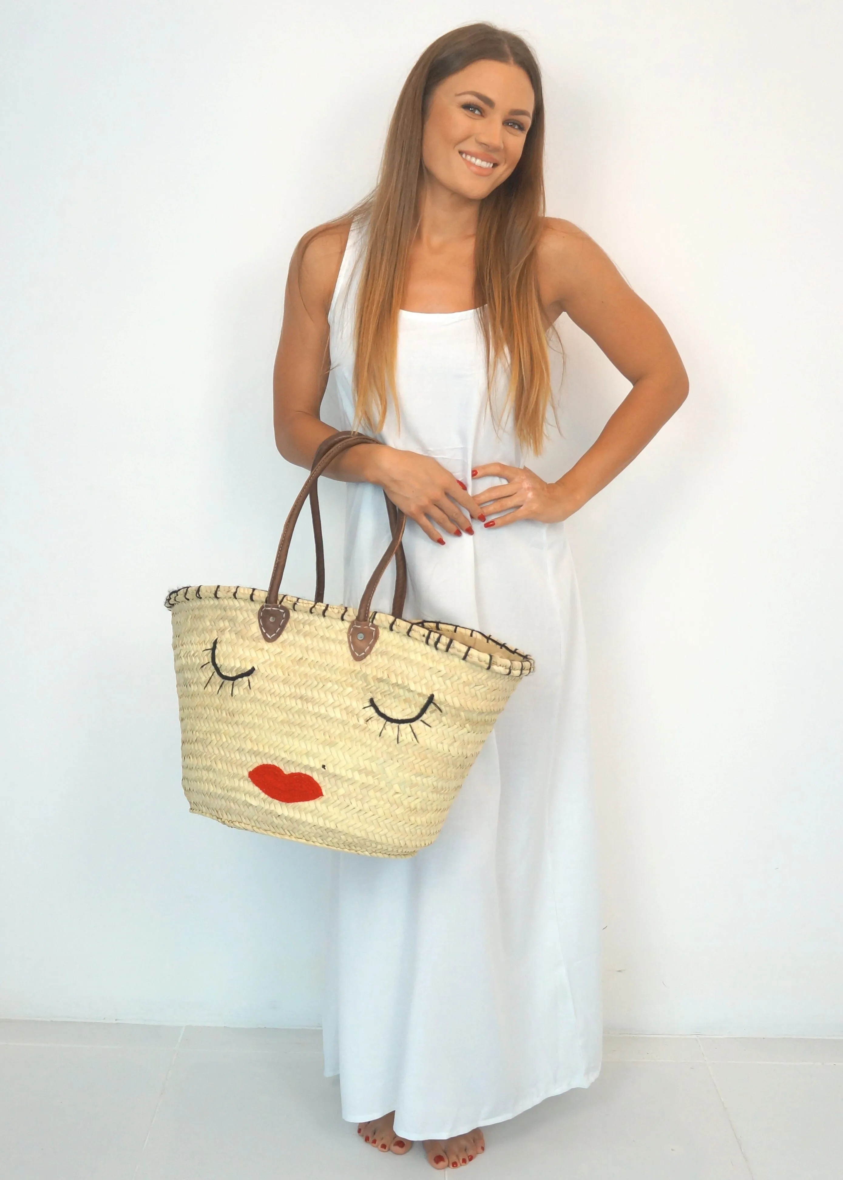 The Cross Back Maxi Dress - Pure White