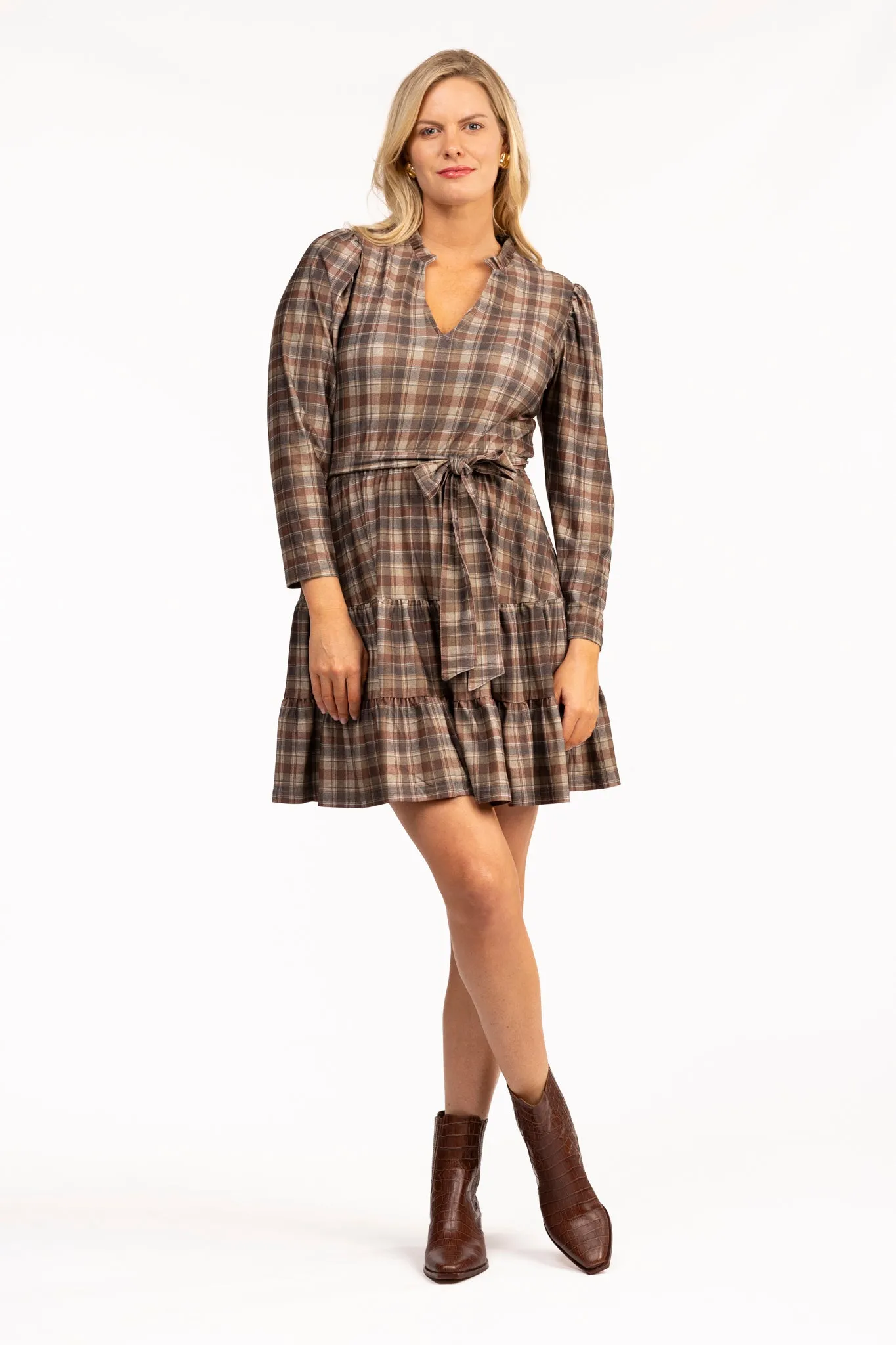 The Rosemary Dress - Professors Plaid