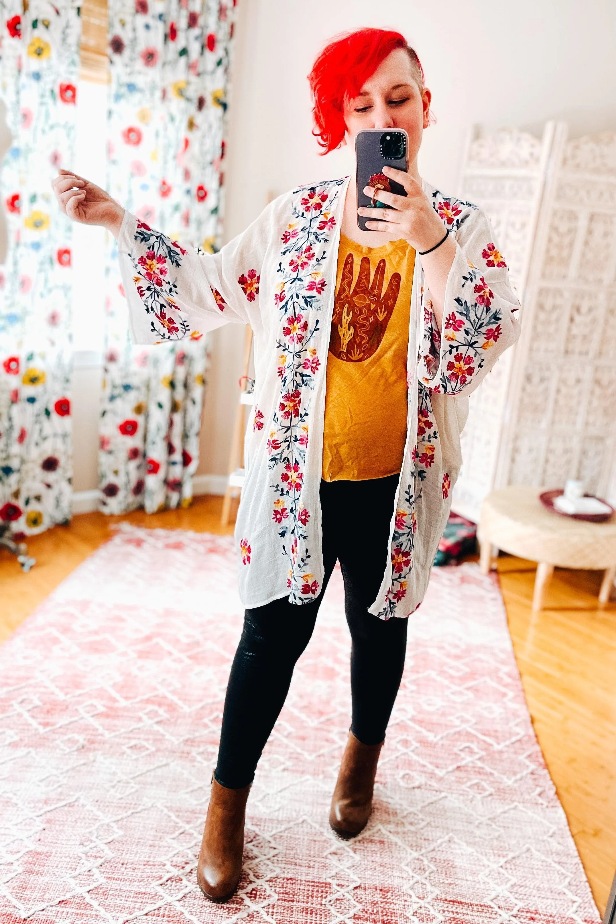 The Sweet Life Embroidered Duster • Ivory
