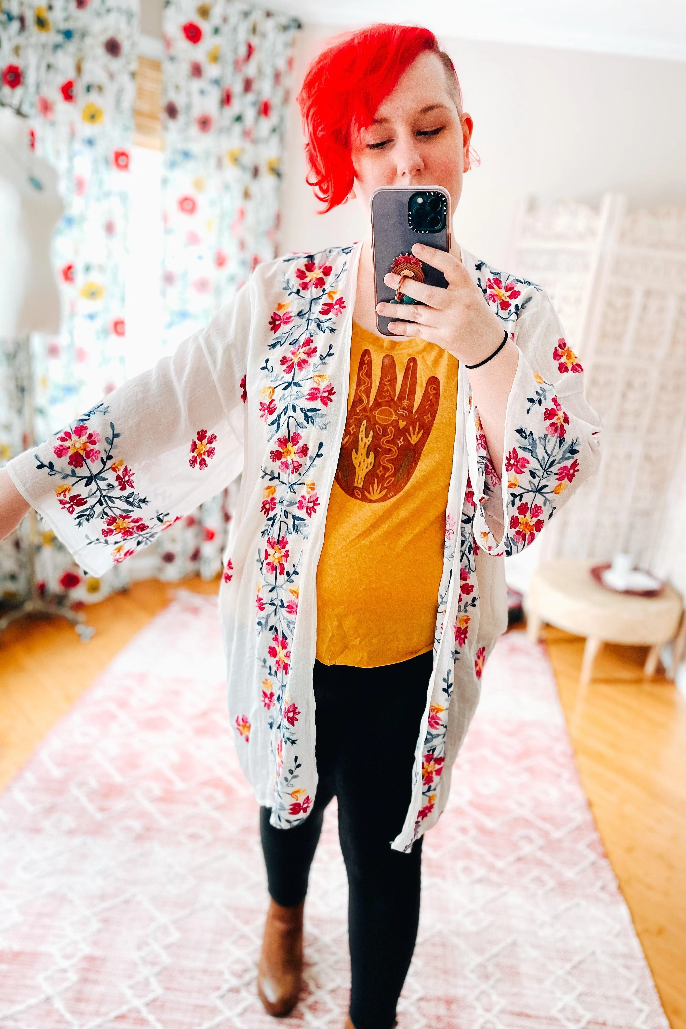 The Sweet Life Embroidered Duster • Ivory
