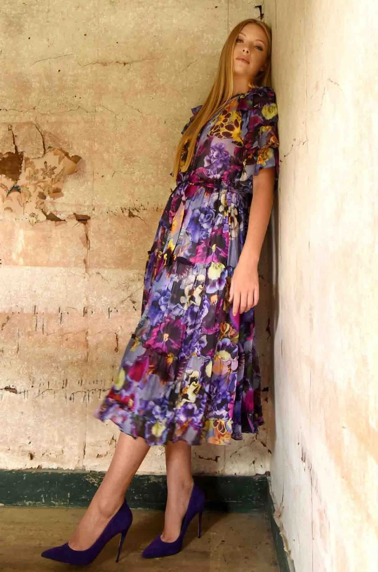 Trelise Cooper - Pop Of Passion Floral Fibre Dress