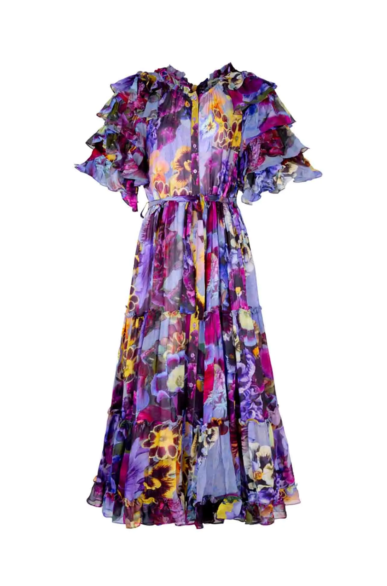 Trelise Cooper - Pop Of Passion Floral Fibre Dress