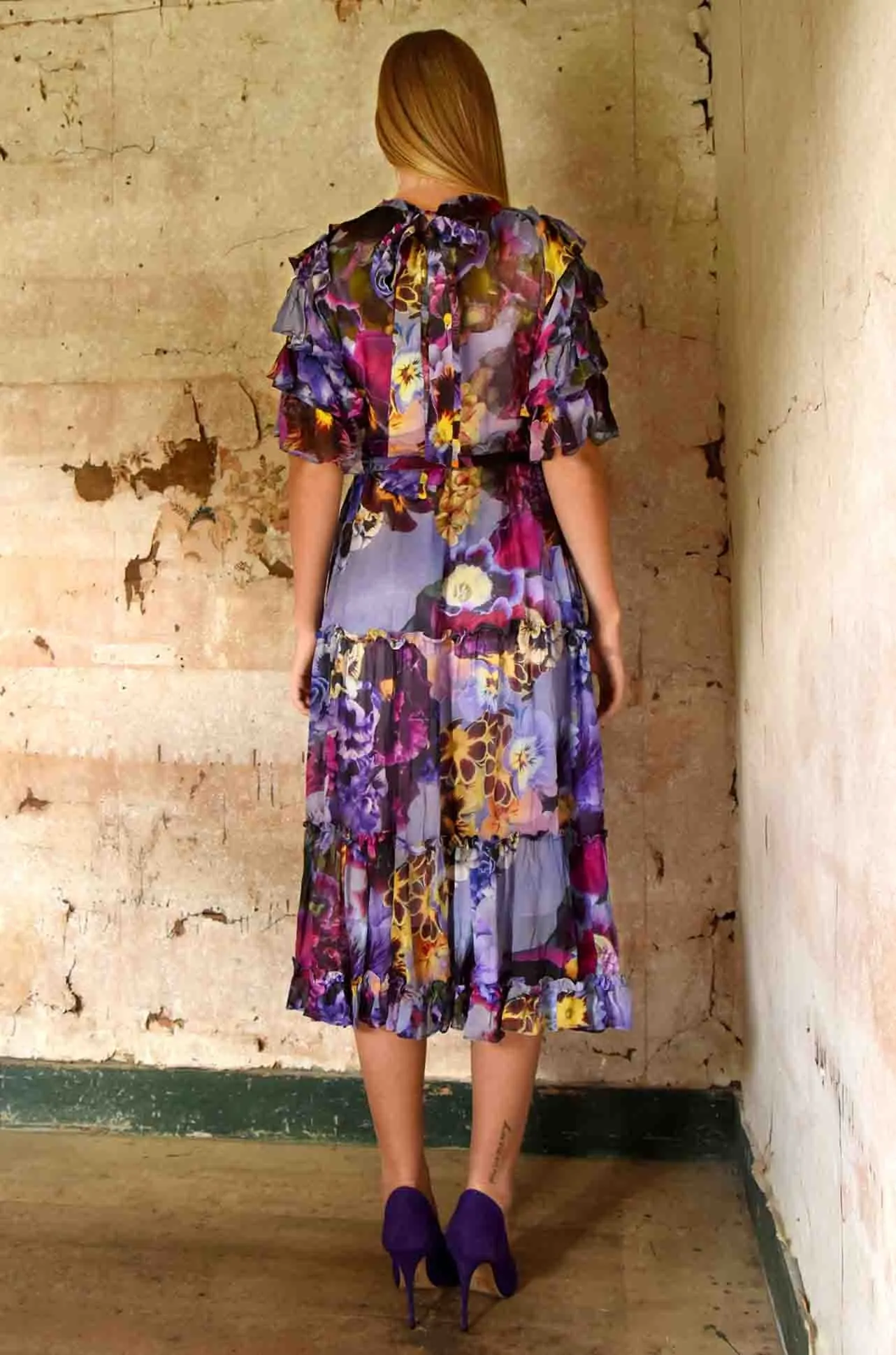 Trelise Cooper - Pop Of Passion Floral Fibre Dress
