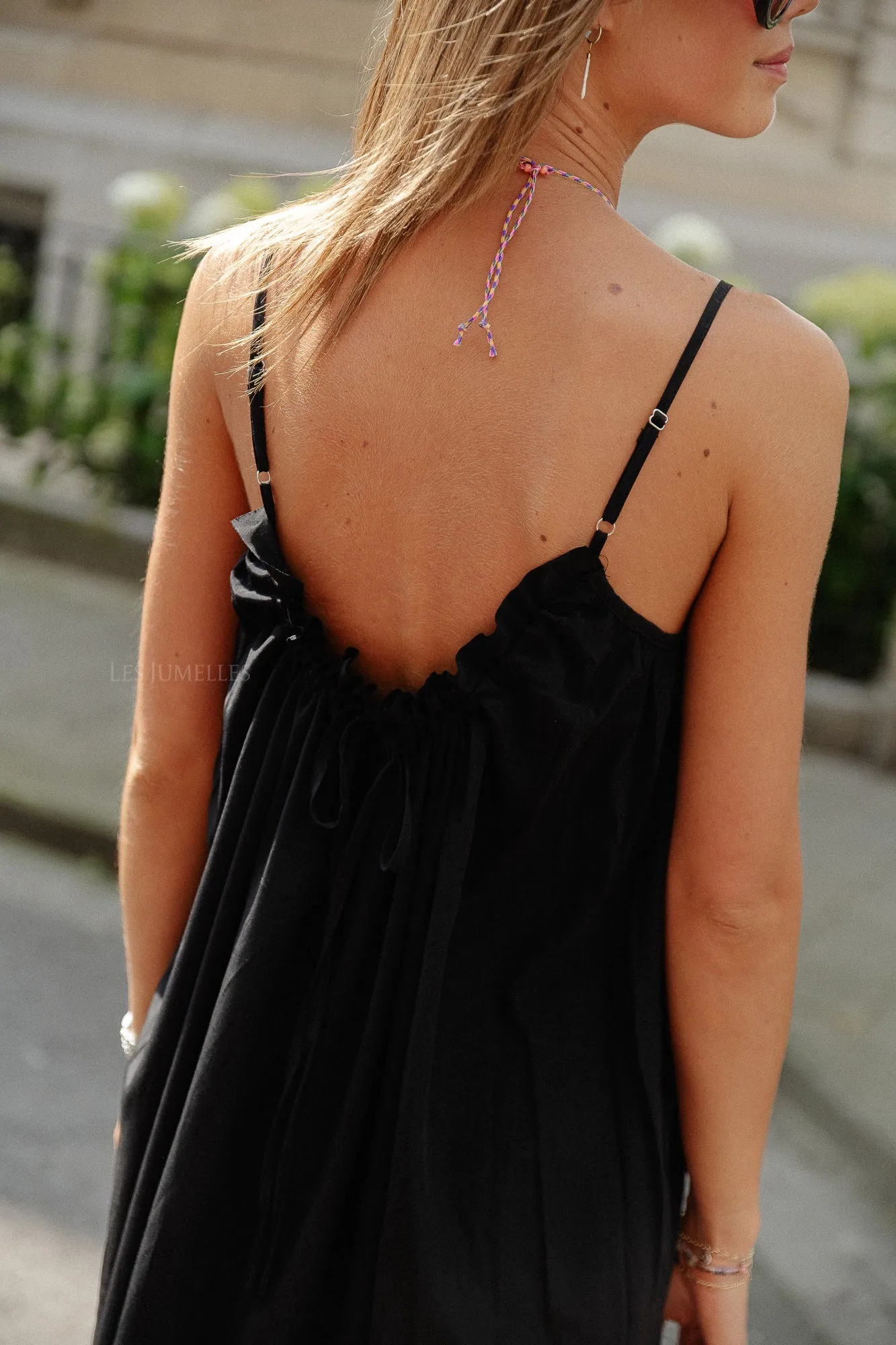 VIKanna strap long dress black