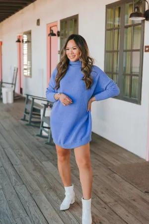 Wannabe Sweater Dress - Marine